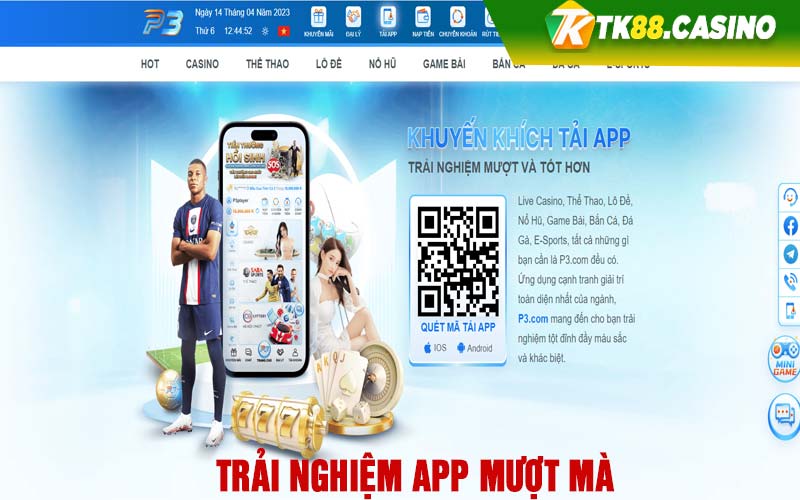 Trải nghiệm app mượt mà 